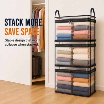 🔥Last Day 50% OFF📦Large Heavy-Duty Thick Plastic Clear Storage Bag for Clothes, Moving & Storage
