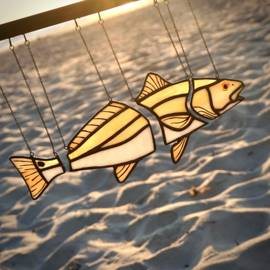 🐟 Red Drum Swimming Illusion