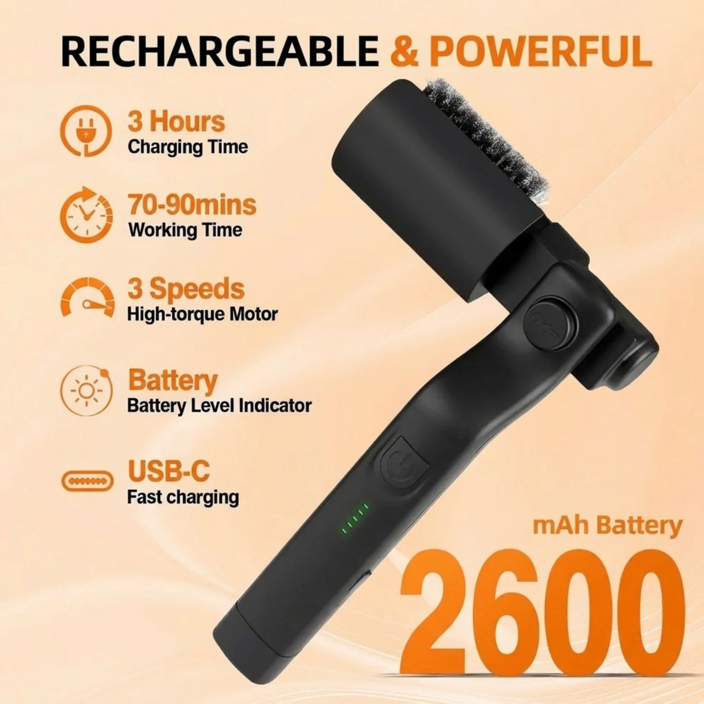 🇺🇸 Memorial Day 50% OFF! Rechargeable Grill Brus – No Scrubbing, Just Shine! 🧼✨