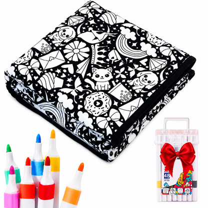 🔥 FINAL CLEARANCE: THE COZY COLOR ART BLANKET – JUST $39.99 🔥