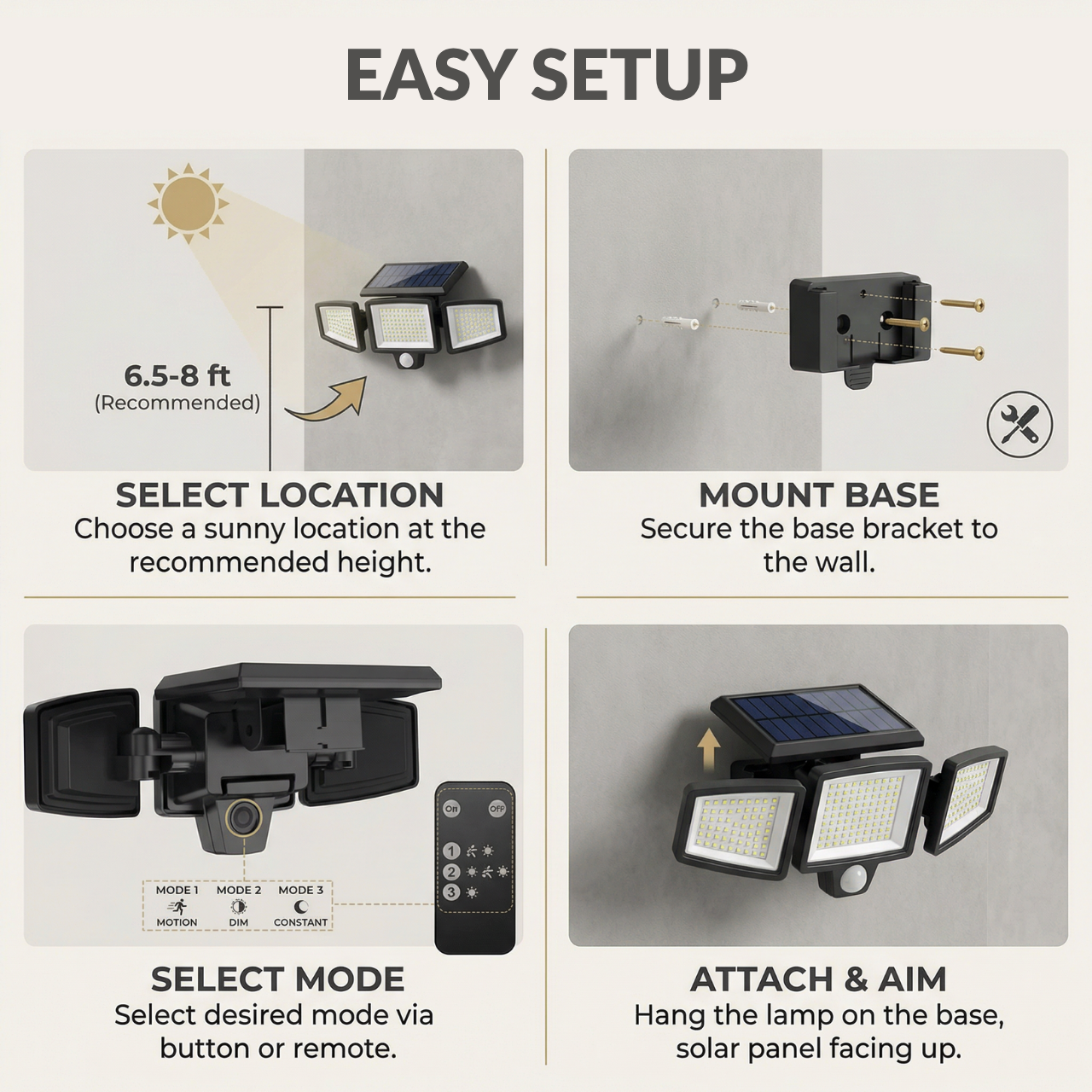SpotLift™ Wireless Solar Garden Light – Brighten Your Outdoors in Minutes 🌿✨