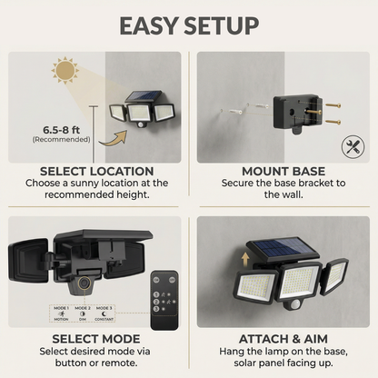 SpotLift™ Wireless Solar Garden Light – Brighten Your Outdoors in Minutes 🌿✨