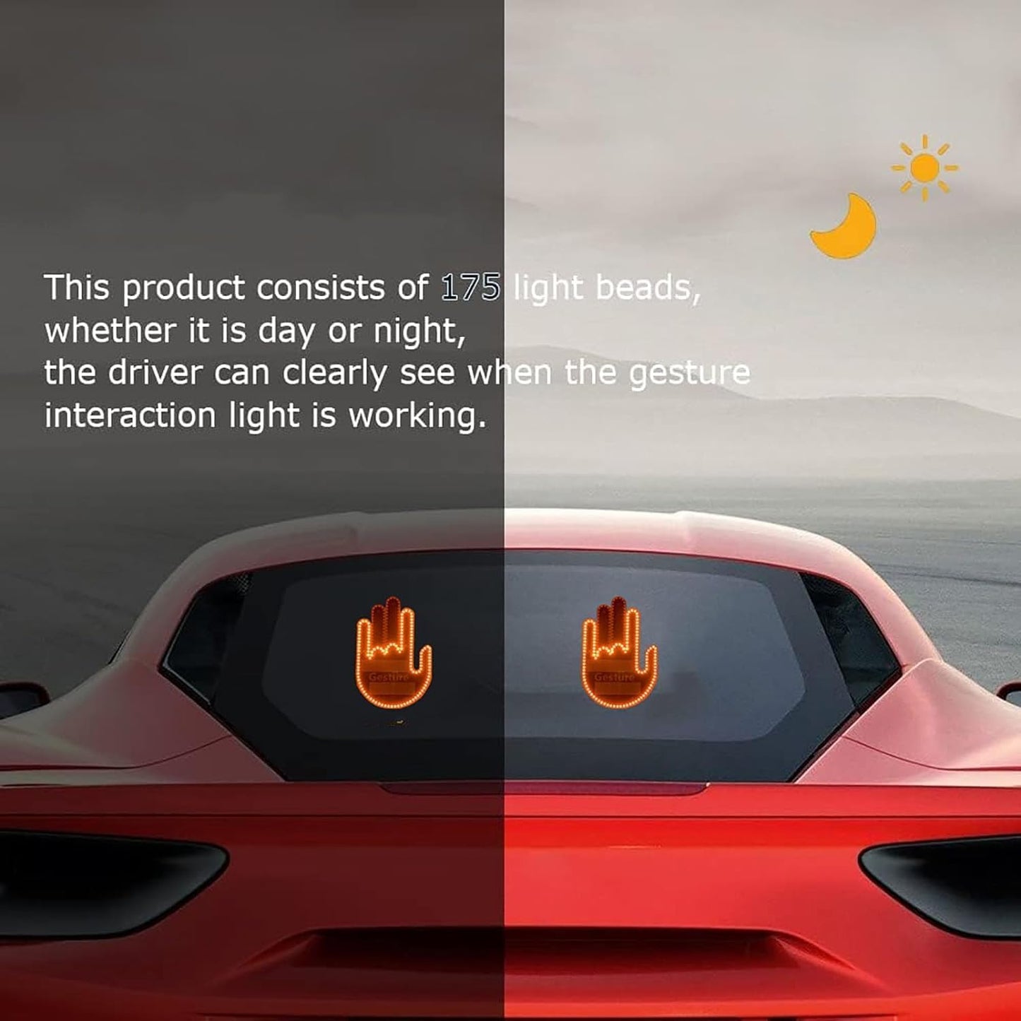 🔥HOT SALE 49% OFF🔥-Gesture Led Hand Sign, Hand Light for Car