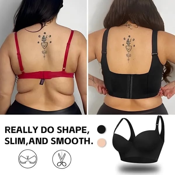 🔥HOT SALE - 40% OFF🔥Comfortable Seamless Plus Size Bra | Back Smoothing & Anti-Sagging Support