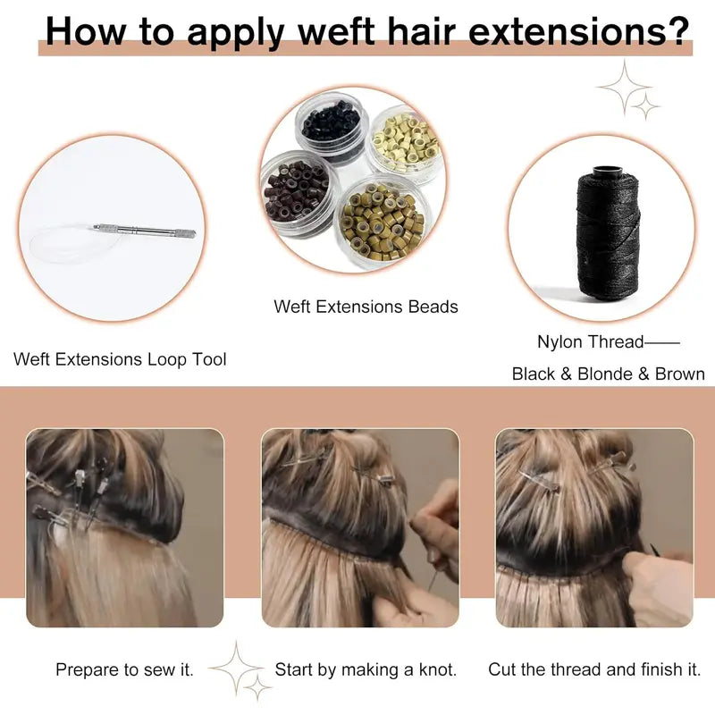 Seamless Clip-in Human Hair Extensions