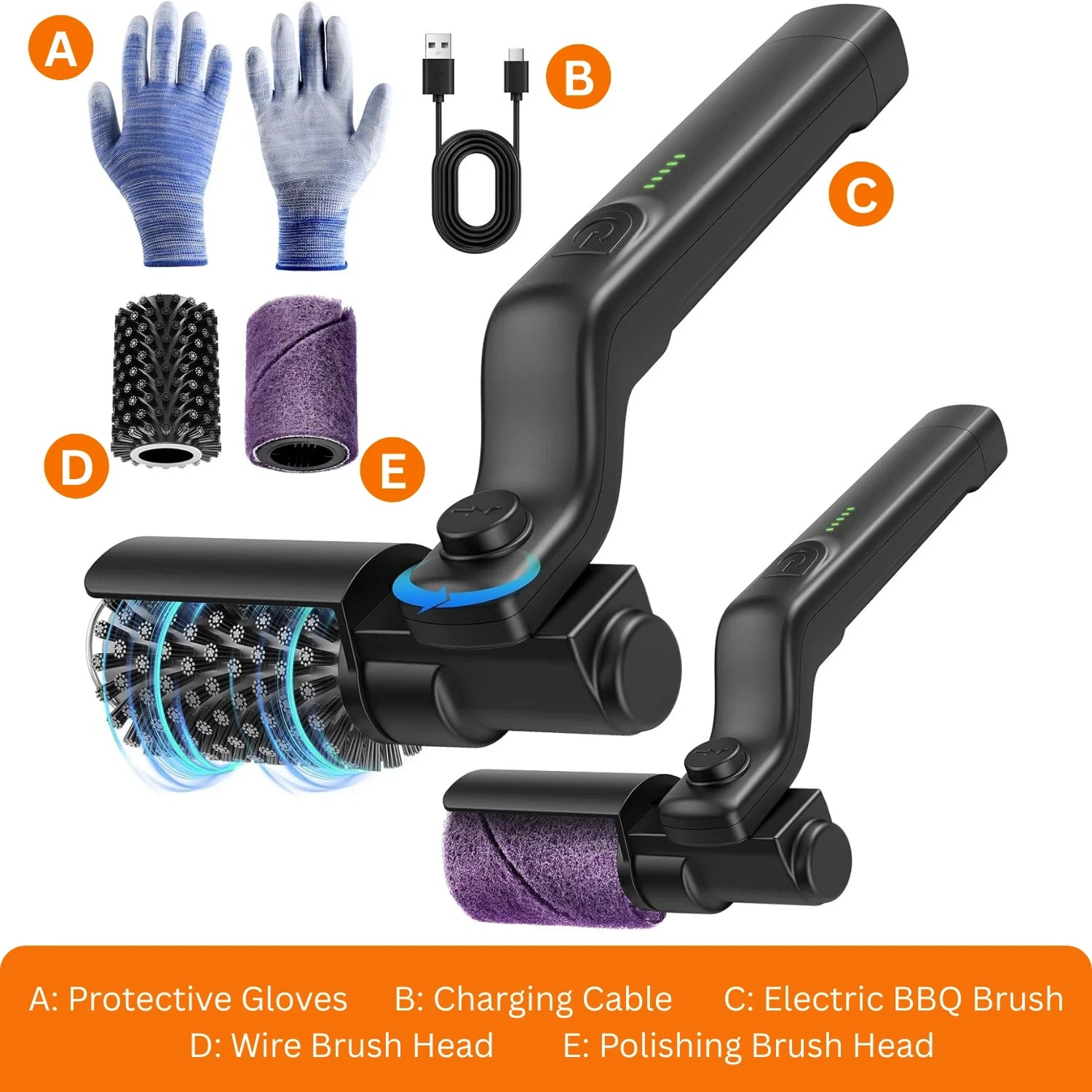 2x BBQ Brush（Buy 1，Get 1 25% OFF）
