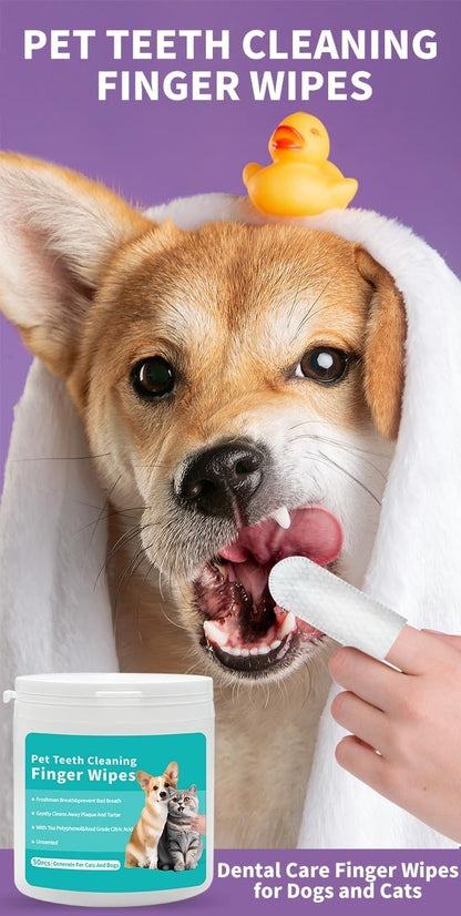 FreshSmile Pet Teeth Cleaning Wipes (Dogs & Cats)