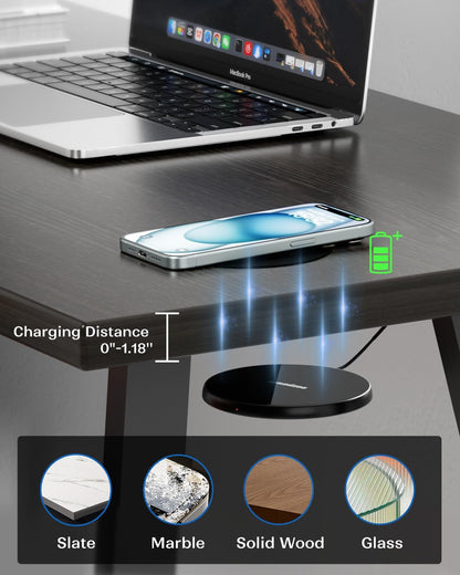 Last Day 49% OFF🔥-Invisible Wireless Charger, 0-30mm Under Desk Wireless Charger
