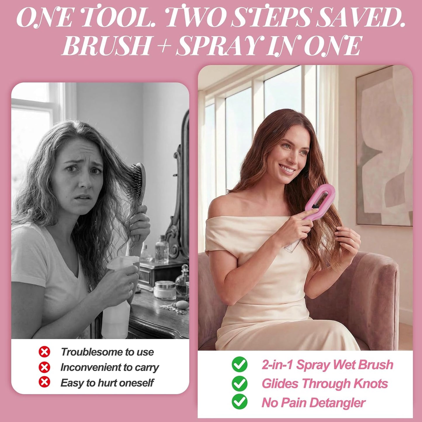 🔥2026 Spring special offer 49% off -Brush & Hydrate Your Hair in One Step