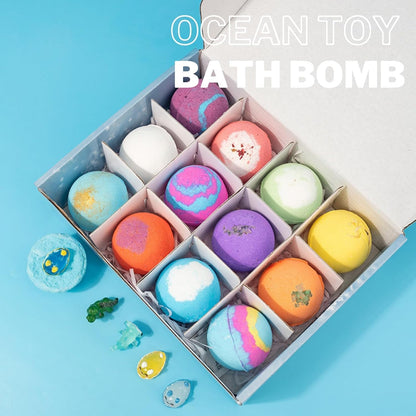 🔥2026 Spring special offer 49% off -12-Piece Bath Bomb Gift Set for Kids