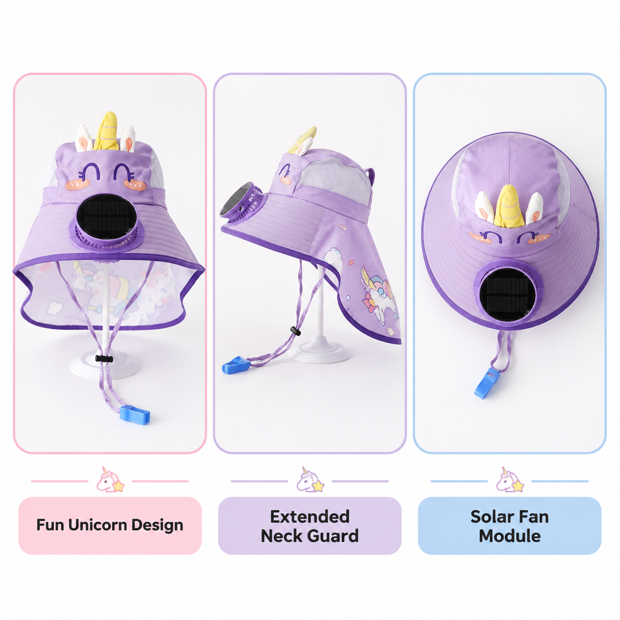 🎉 Holiday Special: Kids Solar &amp; USB Cooling Sun Hat – Only $29.99!