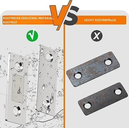 66 / 5,000 InvisiLock™ | Ultradünne, unsichtbare Schranktürmagnete (4er-Set)