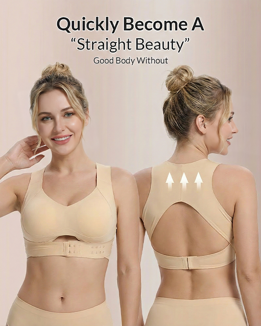 🔥2026 Spring special offer 49% off - Front Closure Cross-Back Wireless Posture Bra
