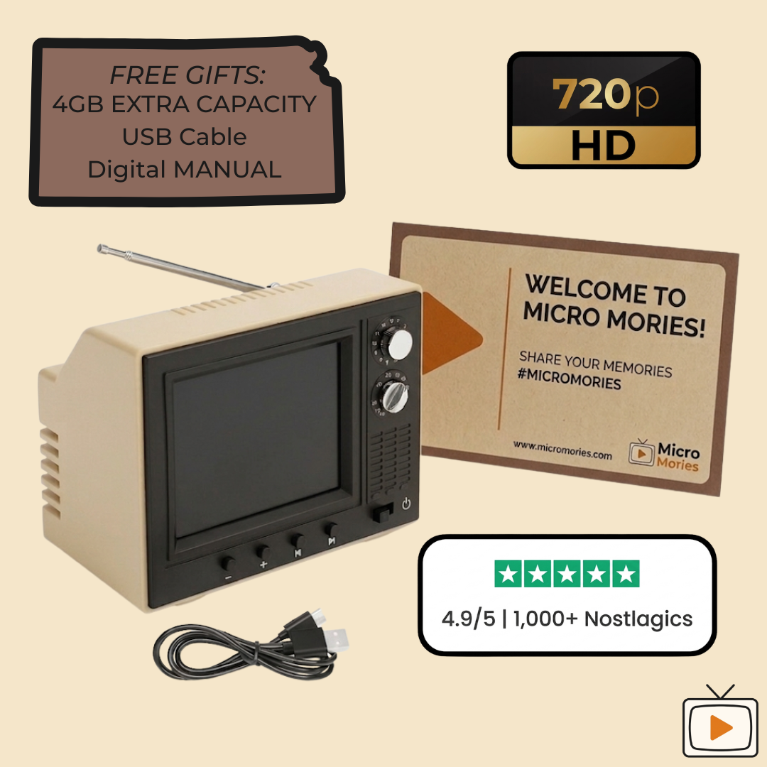 🔥 FINAL CLEARANCE: 50% OFF THE MINI CRT TV — JUST $49.99! 🔥
