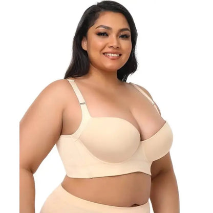 🔥HOT SALE - 40% OFF🔥Comfortable Seamless Plus Size Bra | Back Smoothing & Anti-Sagging Support