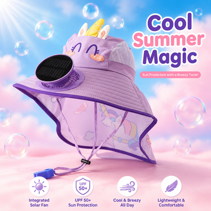 🎉 Holiday Special: Kids Solar &amp; USB Cooling Sun Hat – Only $29.99!