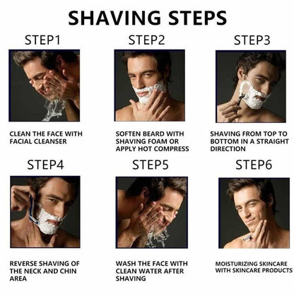 ✨2026 Sale 50% OFF✨ Ultra Sharp Stainless Steel Blades for Smooth Shaving