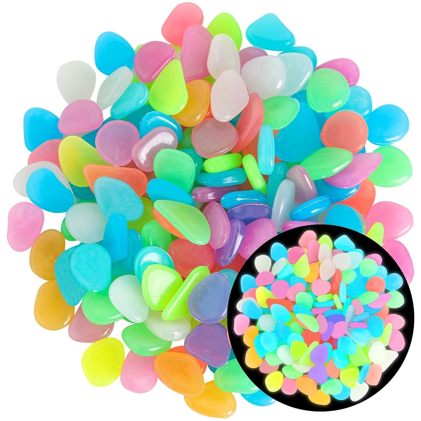 🌈Luminous Stones – Mixed Color Glow