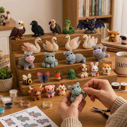 ✨ Tiny 3D Beaded Animal DIY Kit✨
