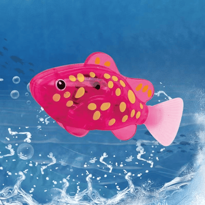 🐟Electronic Pet Fish Bath Toy | LED Light Up | Auto-Swimming Bath Toy