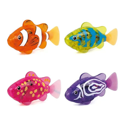 🐟Electronic Pet Fish Bath Toy | LED Light Up | Auto-Swimming Bath Toy