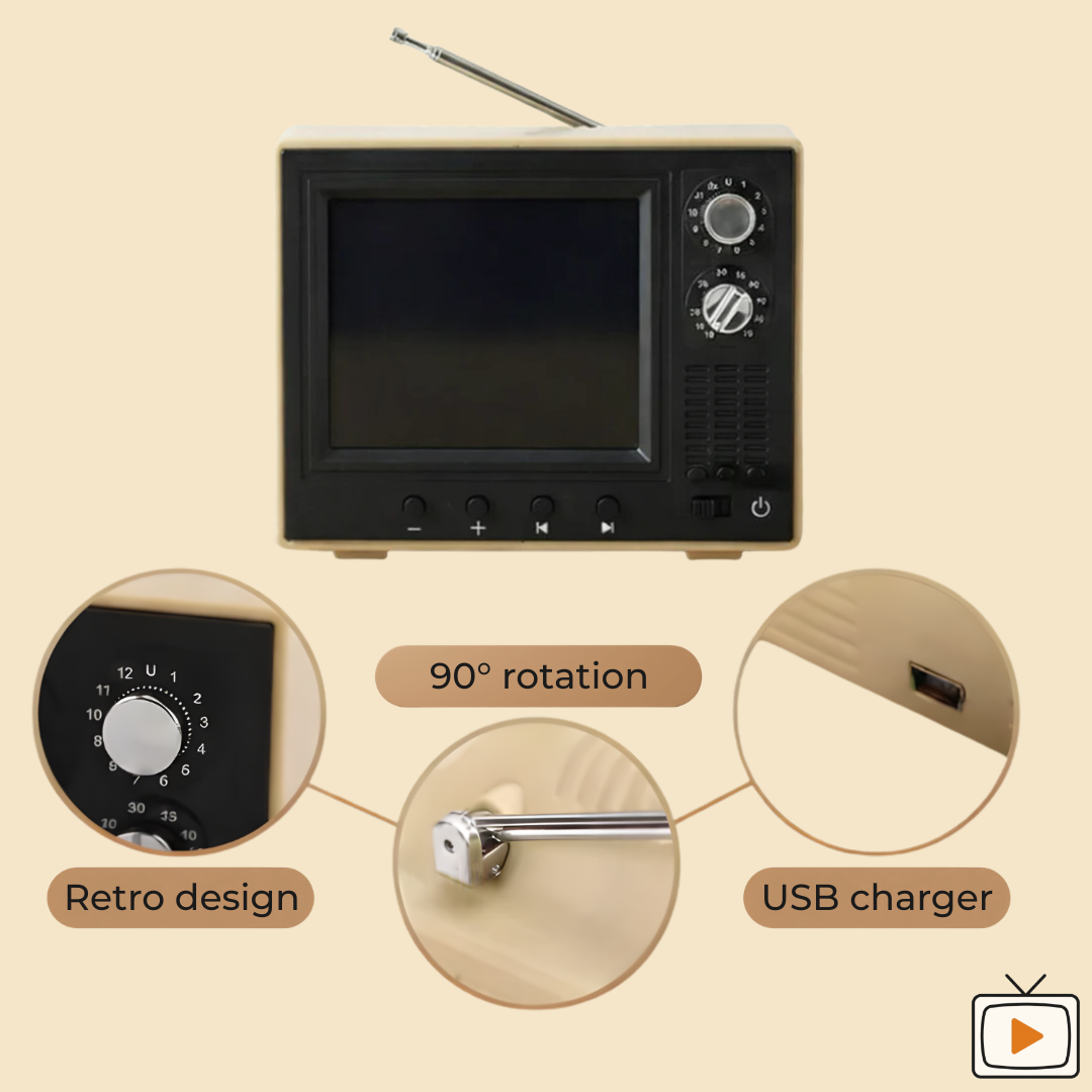 🔥 FINAL CLEARANCE: 50% OFF THE MINI CRT TV — JUST $49.99! 🔥