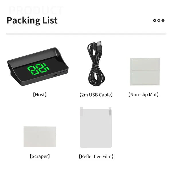 🔥HOT SALE 49% OFF🔥-🚗 Head-Up Display Car GPS Digital Speedometer