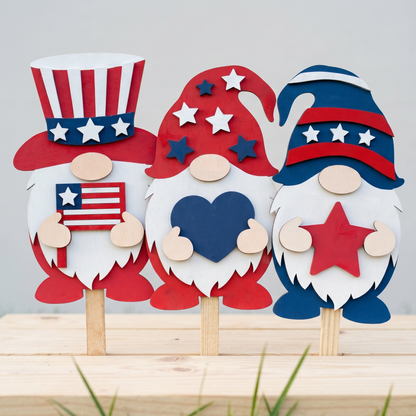 ✨Patriotic Gnome Yard Art, 4th of July Decor