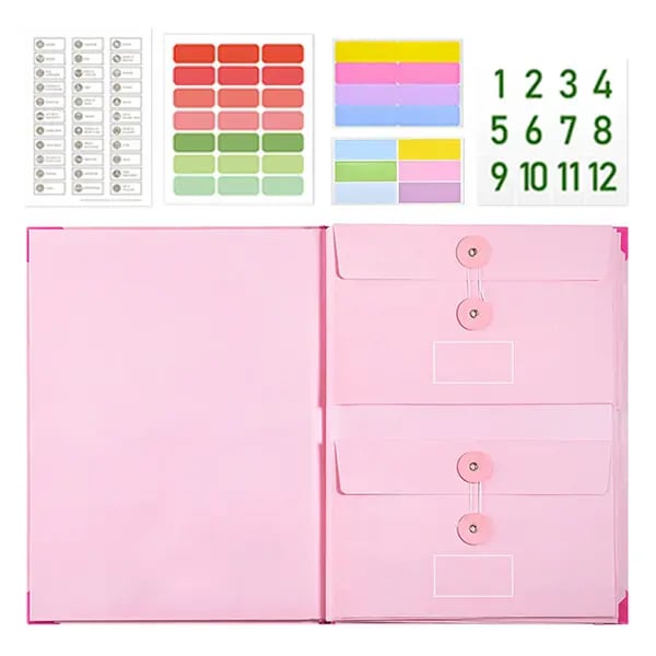 Last Day 49% OFF🔥Accordion File Organizer Manila Pocket Document Folder