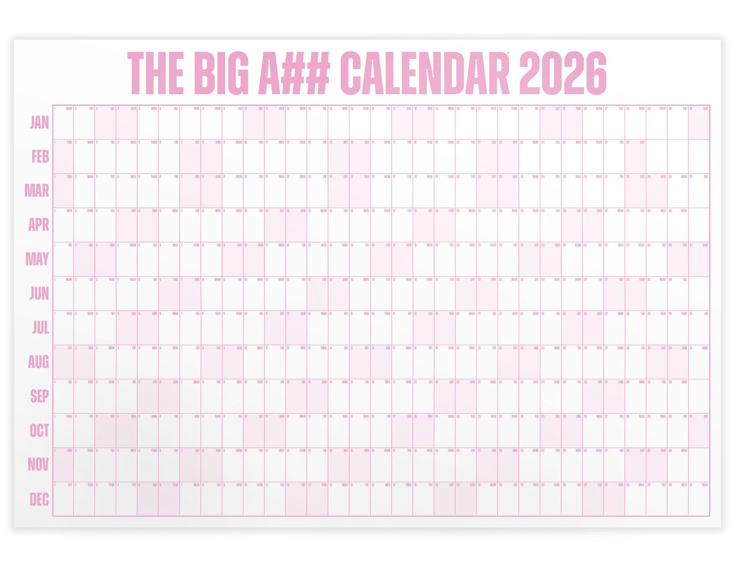 The Big A## Calendar