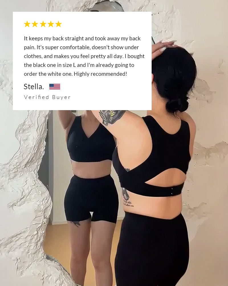🔥2026 Spring special offer 49% off - Front Closure Cross-Back Wireless Posture Bra