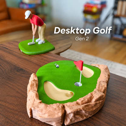 ⛳  Desktop Golf – Introducing the "Real Golfer" Putting Game!