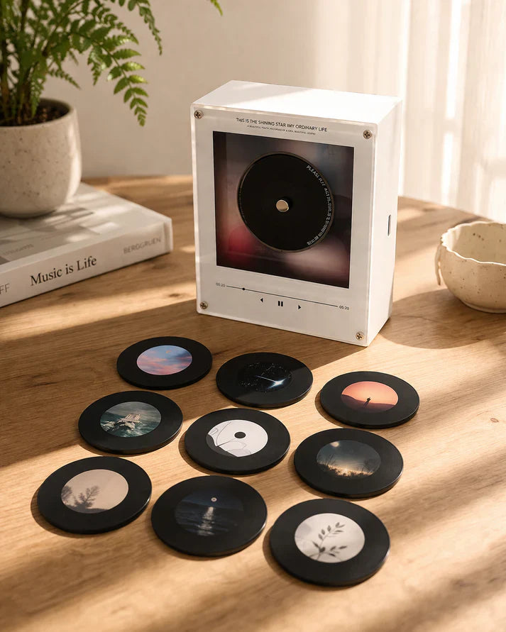 🔥🎵 50% OFF – MagTunes Player Retro Magnetic Vinyl Music Player 🔥