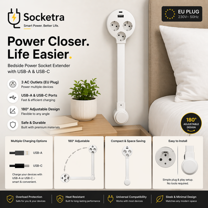 🎉 Holiday Special: 10‑in‑1 Swivel Power Strip – Only $39.99!