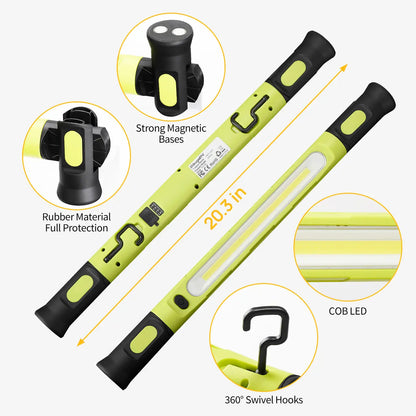 🛠️ Holiday Special: 3000LM Magnetic Cordless Under Hood LED Work Light Bar – Only $59.99!
