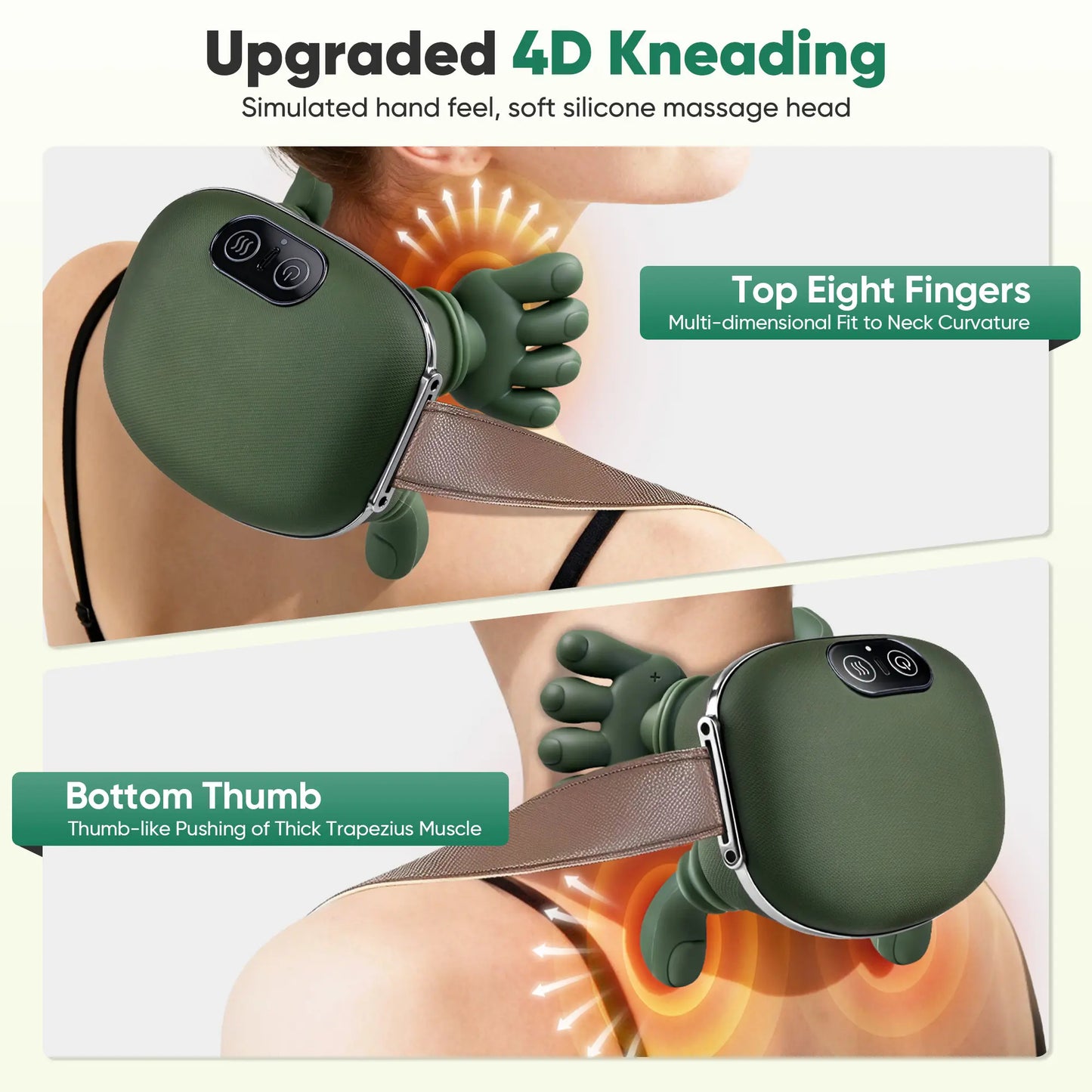 🎁 Holiday Special: 3D Kneading Heated Neck &amp; Shoulder Massage Pillow – Only $59.99!