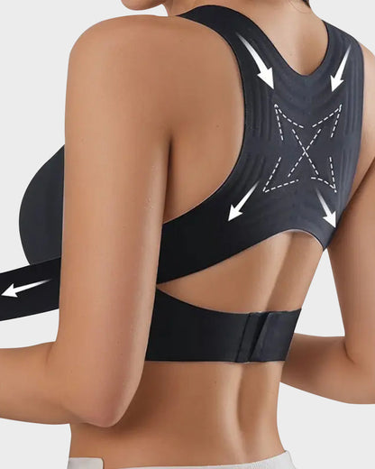 🔥2026 Spring special offer 49% off - Front Closure Cross-Back Wireless Posture Bra
