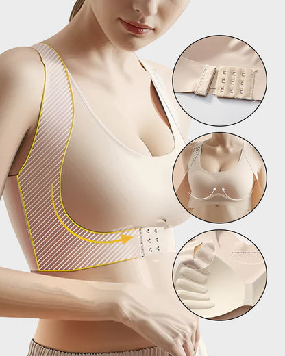 🔥2026 Spring special offer 49% off - Front Closure Cross-Back Wireless Posture Bra