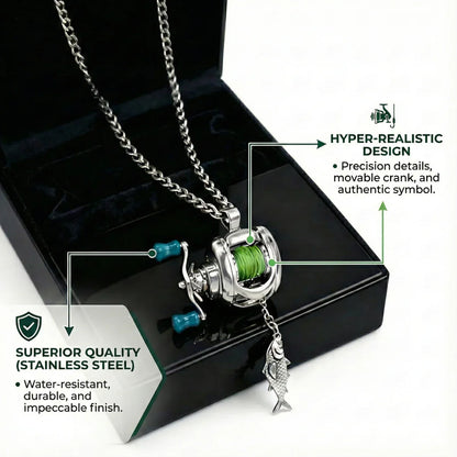 🎣 FLASH SALE: THE SPINNING REEL PENDANT — JUST $25.99! 🎣