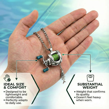 🎣 FLASH SALE: THE SPINNING REEL PENDANT — JUST $25.99! 🎣