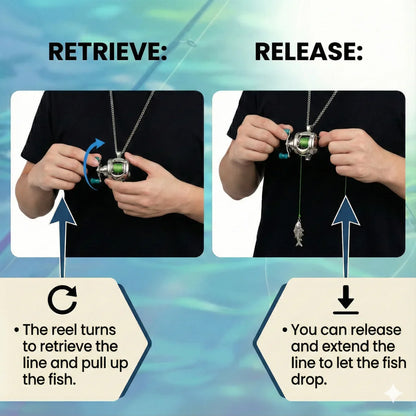 🎣 FLASH SALE: THE SPINNING REEL PENDANT — JUST $25.99! 🎣