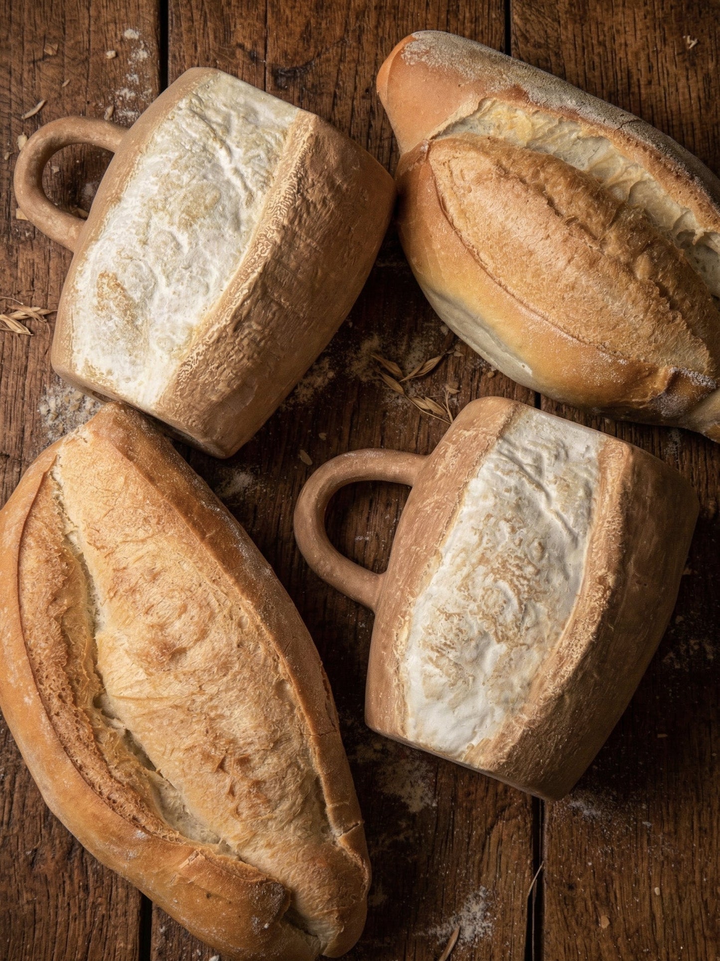 🎁 Holiday Special: Handmade Bolillo Bread Ceramic Mug – Only $29.99!