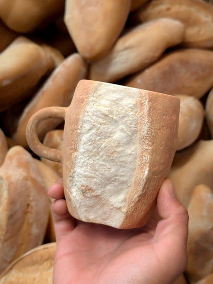 🎁 Holiday Special: Handmade Bolillo Bread Ceramic Mug – Only $29.99!
