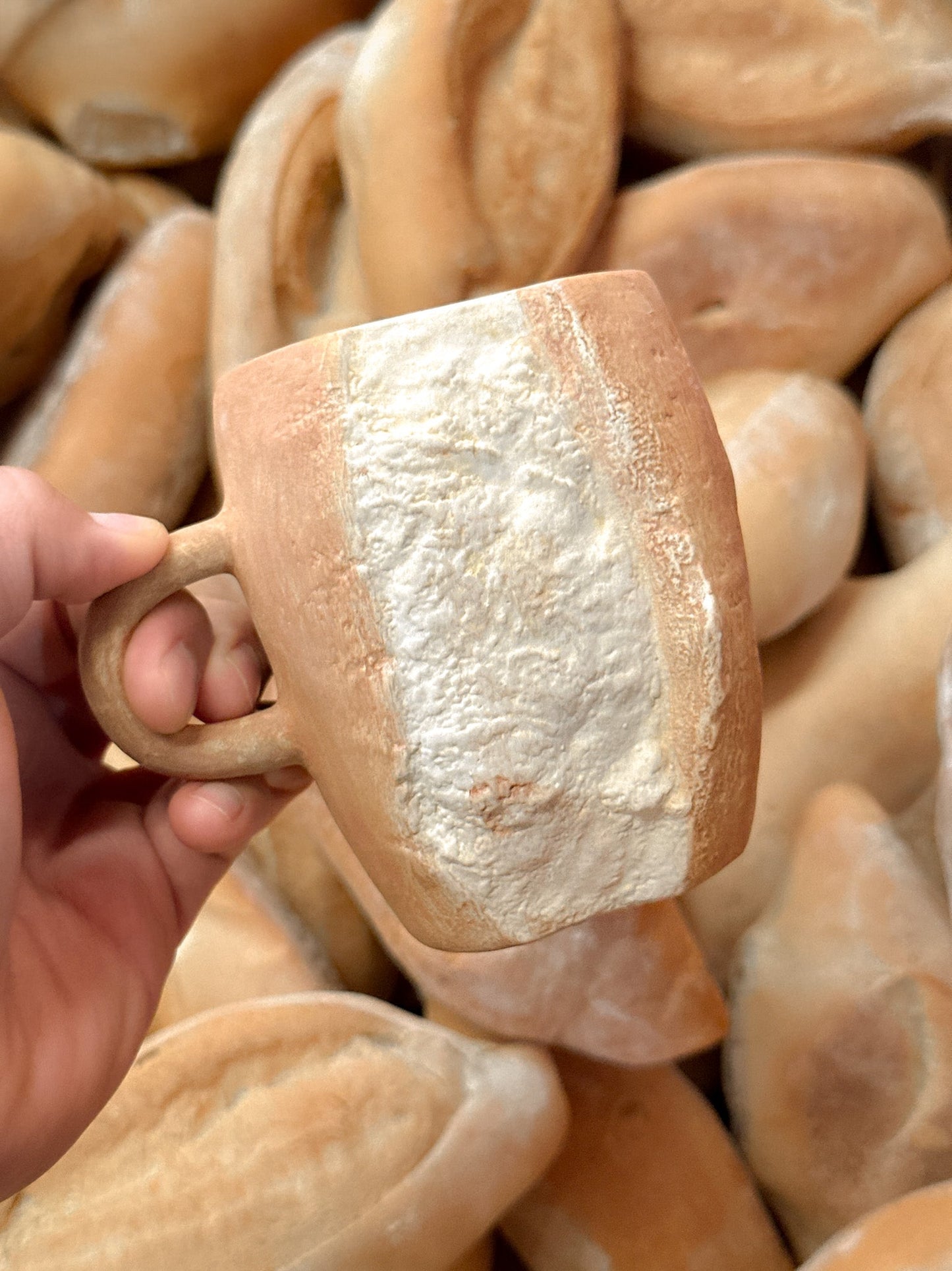 🎁 Holiday Special: Handmade Bolillo Bread Ceramic Mug – Only $29.99!