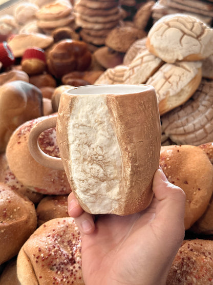 🎁 Holiday Special: Handmade Bolillo Bread Ceramic Mug – Only $29.99!