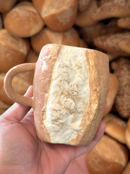 🎁 Holiday Special: Handmade Bolillo Bread Ceramic Mug – Only $29.99!