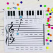 Magnetic Grand Staff Dry-Erase Music Teaching Set