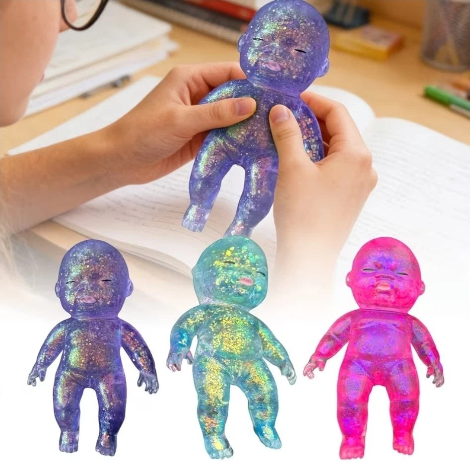 👶The Original Glitter Baby Splat! - Premium Slow-Rising Stress Relief Squishy Toy