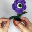 🔥Halloween Eye Flower, Amigurumi creepy plant decoration👀