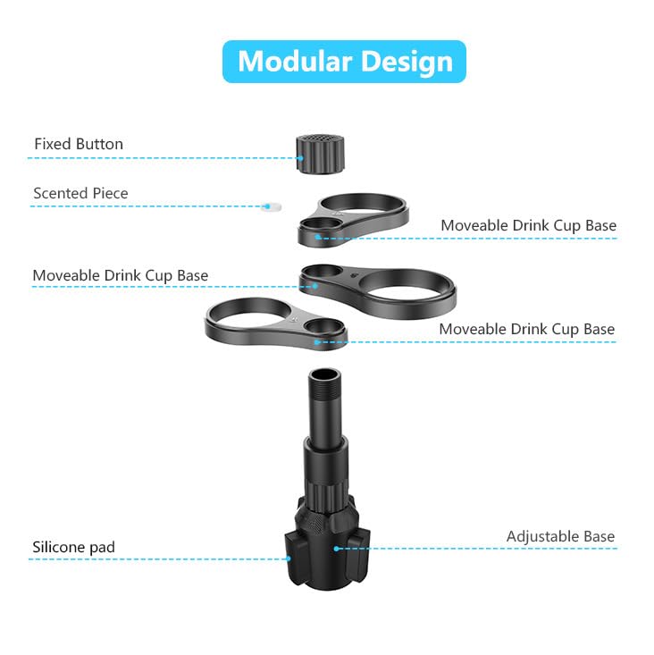 🎁 Holiday Special: 3‑in‑1 Multi‑Functional Car Cup Holder with Aromatherapy – Only $25.99!